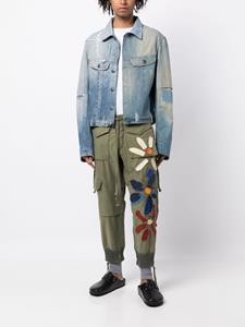 greglauren Greg Lauren Jack met gerafeld effect - Blauw