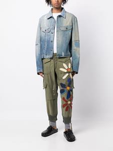 Greg Lauren Jack met gerafeld effect - Blauw