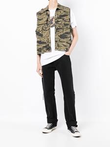 Maharishi Gilet met camouflageprint - Groen