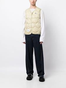 aapeby*abathingape AAPE BY *A BATHING APE Bodywarmer met geborduurd patroon - Beige
