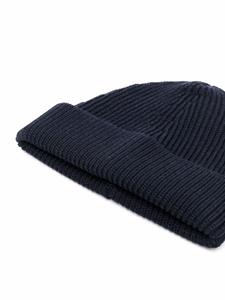 maisonmargiela Maison Margiela Ribgebreide muts - Blauw