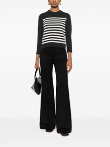 Nili Lotan Christophe flared trousers - Zwart