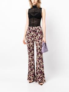 dvfdianevonfurstenberg DVF Diane von Furstenberg Flared broek - Paars