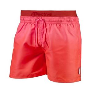 BECO, BECO BECO zwemshorts, binnenbroekje, elastische band, lengte 40 cm, 1 zakje, neon rood, maat 2XL