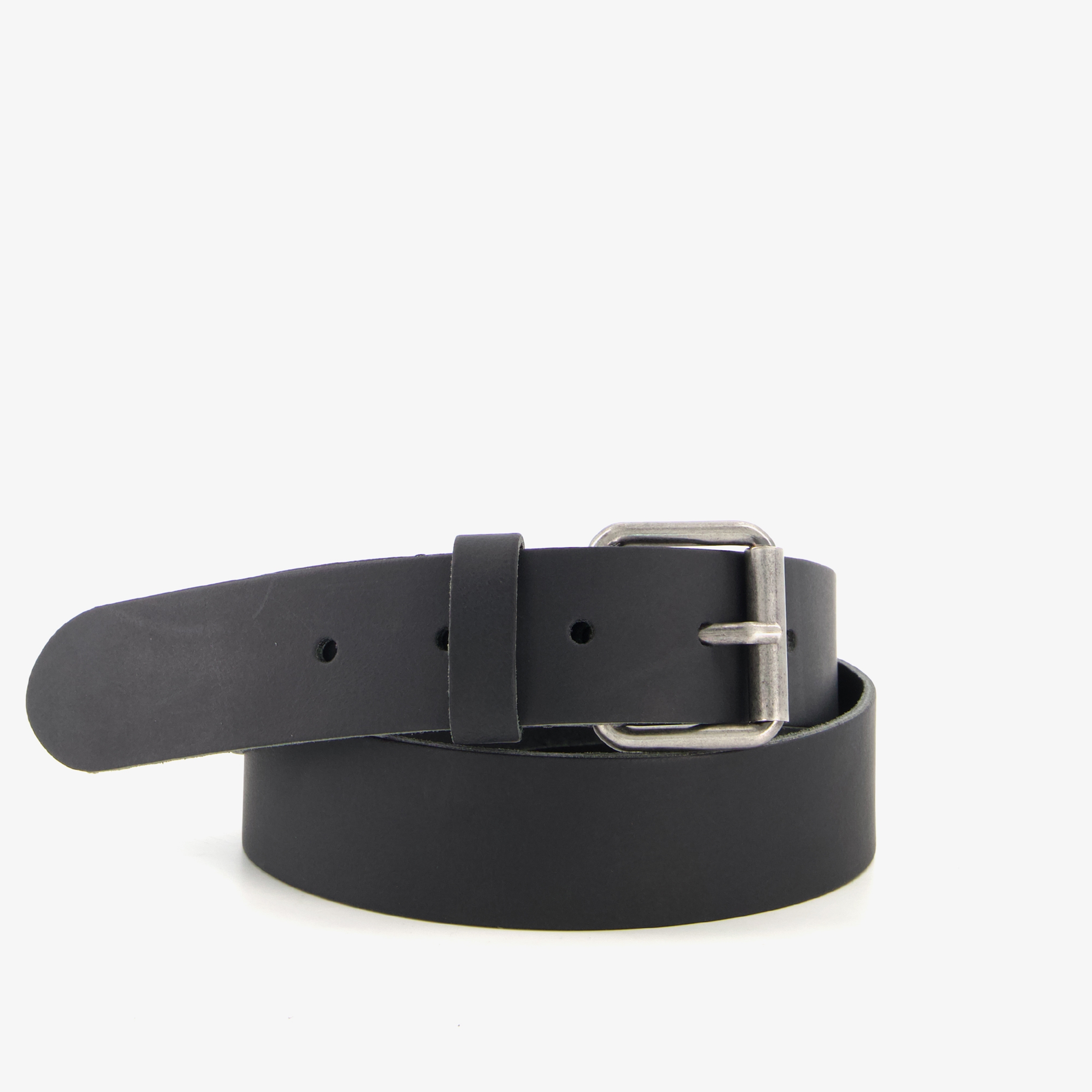 Leren heren riem zwart