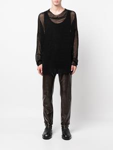 Courrèges Broek met toelopende pijpen - Bruin
