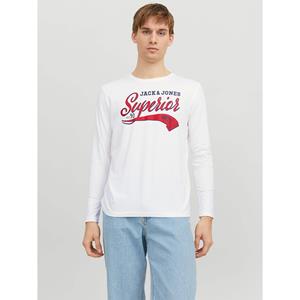 T-Shirt Lange Mouw Jack & Jones JJELOGO TEE LS O-NECK 2 COL AW23 SN