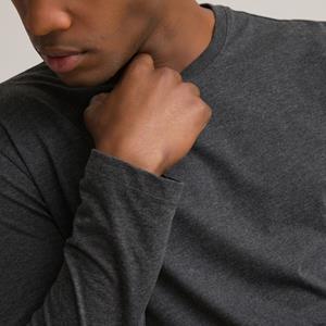 LA REDOUTE COLLECTIONS T-shirt met ronde hals en lange mouwen