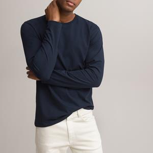 LA REDOUTE COLLECTIONS T-shirt met ronde hals en lange mouwen