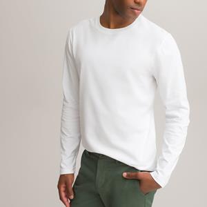 LA REDOUTE COLLECTIONS T-shirt met ronde hals en lange mouwen
