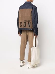 DSQUARED2 Ribfluwelen jack - Blauw
