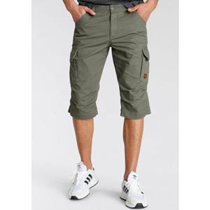 Bruno Banani Jeansbermuda smalle pasvorm, rechte pijp, met cargozakken