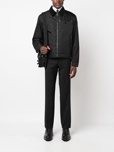 Prada Pantalon met logo - Zwart