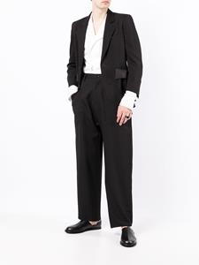 sulvam Broek met klepzakken - Zwart