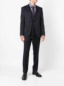 BOSS Blazer met enkele rij knopen - Blauw