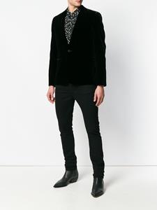saintlaurent Saint Laurent fluwelen smokingjasje - Zwart