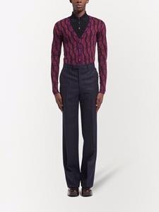 Prada Broek met wijde pijpen - Blauw