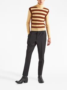 Prada Pantalon van mohair - Zwart