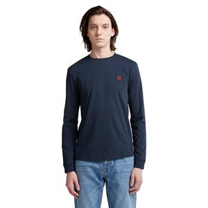 Timberland T-shirt met ronde hals en lange mouwen, slim