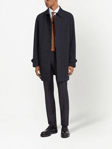 Zegna Jas met verborgen sluiting - Blauw