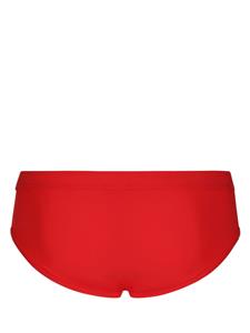 dolce&gabbana Dolce & Gabbana Zwembroek met logoplakkaat - Rood