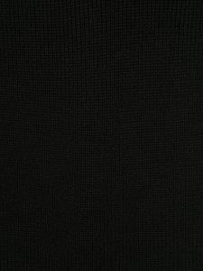 Versace Wollen sjaal � logopatch - Zwart