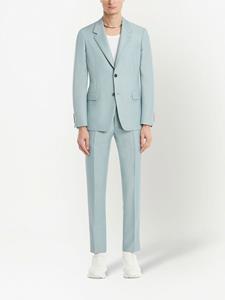 alexandermcqueen Alexander McQueen Colbert met enkele rij knopen - Blauw