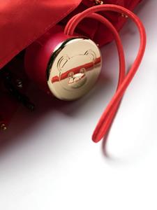 Moschino Paraplu met logoprint - Rood