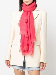 Sjaal met franje - Roze