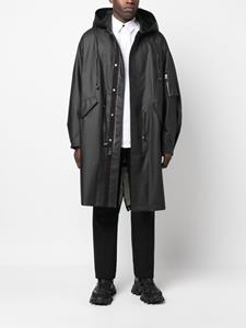 helmutlang Helmut Lang Parka met trekkoord - Zwart