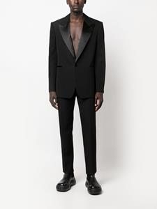 Alexander McQueen Blazer met enkele rij knopen - Zwart