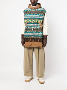 junyawatanabeman Junya Watanabe MAN Parka met grafische print - Bruin