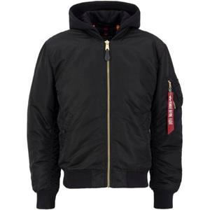 Alpha Industries Bomberjacke "MA-1 ZH Back EMB", mit Kapuze