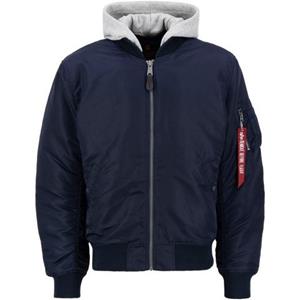 Alpha Industries Bomberjacke "MA-1 ZH Back EMB", mit Kapuze