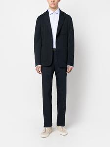 Canali Straight wollen broek - Blauw