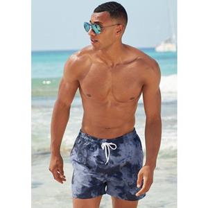 Venice Beach Zwemshort MAT met trendy batikprint