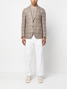 Corneliani Blazer met enkele rij knopen - Bruin