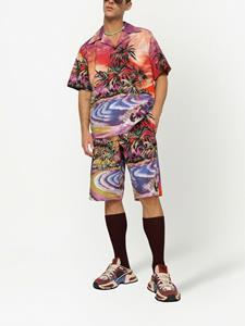 dolce&gabbana Dolce & Gabbana Bermuda shorts met print - Oranje
