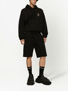 dolce&gabbana Dolce & Gabbana Trainingsshorts met borduurwerk - Zwart