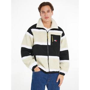 Tommy Jeans Kurzjacke "TJM RLX STRIPE SHERPA JACKET"