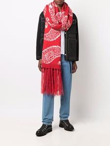 424 Sjaal met paisley-print - Rood