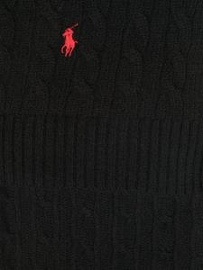 poloralphlauren Polo Ralph Lauren Kabelgebreide sjaal - Zwart