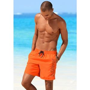 s.Oliver RED LABEL Beachwear Zwemshort met trendy logoprint