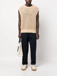 jilsander Jil Sander Pantalon met elastische tailleband - Blauw
