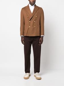 Tagliatore Blazer met dubbele rij knopen - Bruin