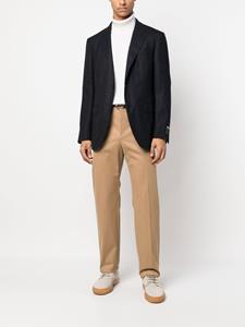 Zegna Blazer met enkele rij knopen - Blauw