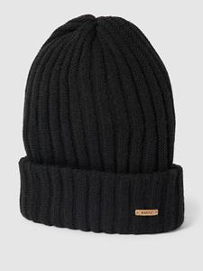 Barts Beanie met labeldetail, model 'Bayne'