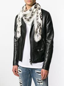 alexandermcqueen Alexander McQueen Sjaal met doodskopprint - Wit