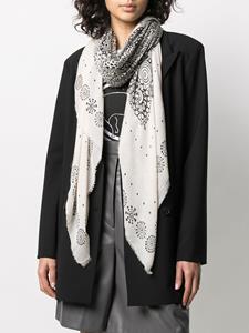 10corsocomo 10 CORSO COMO Sjaal met geometrische print - Beige