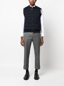 thombrowne Thom Browne Bodywarmer met gestreept detail - Blauw